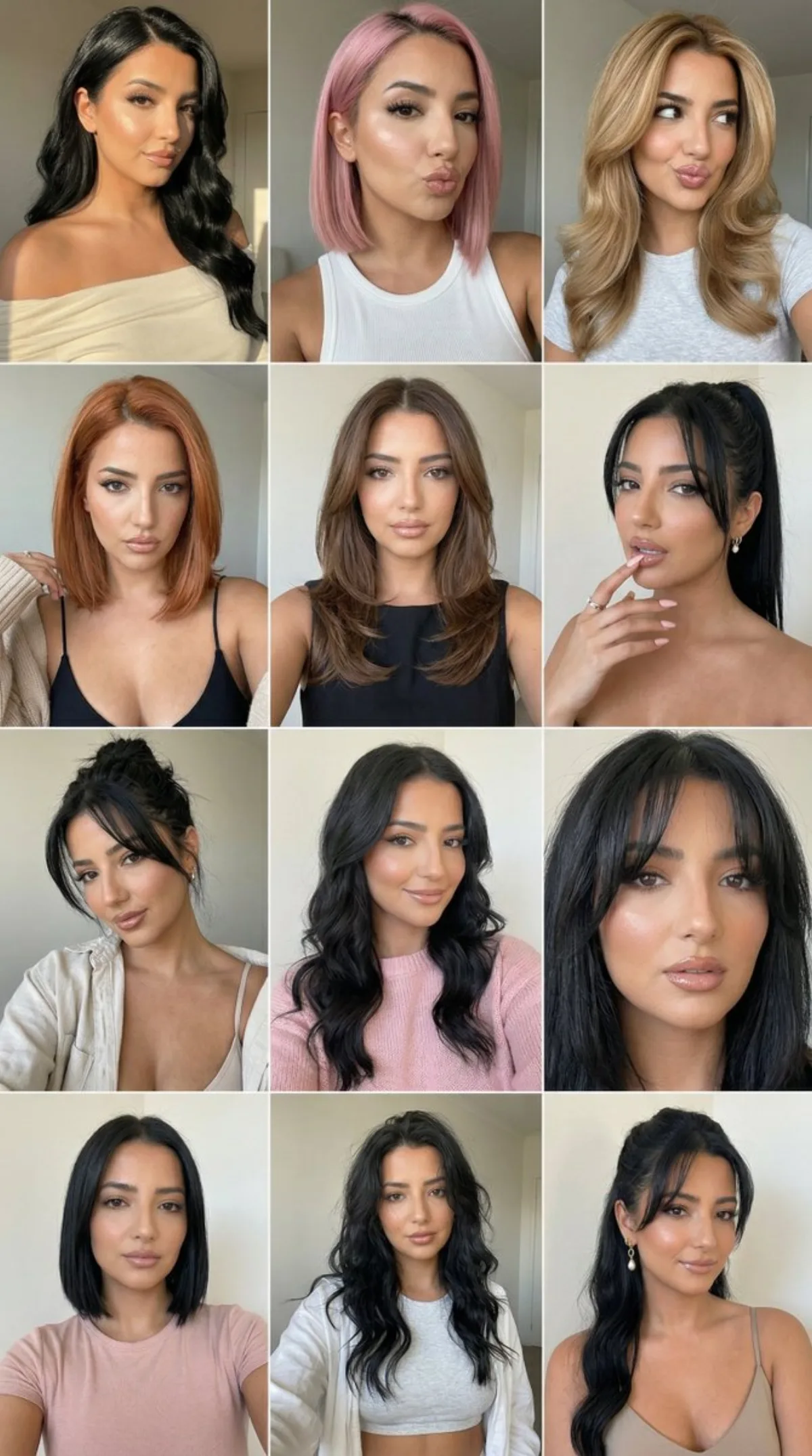 Signature Instagram Beauty Carousel Grid with Consistent Model
