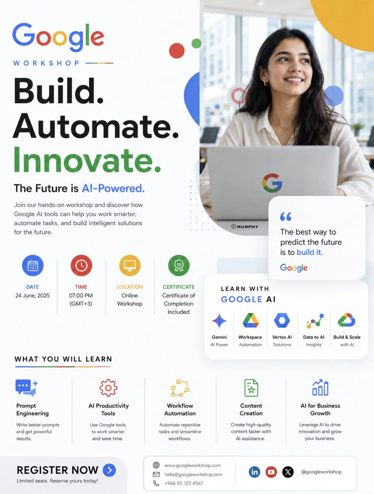 Premium Openai Workshop Premium Poster Design