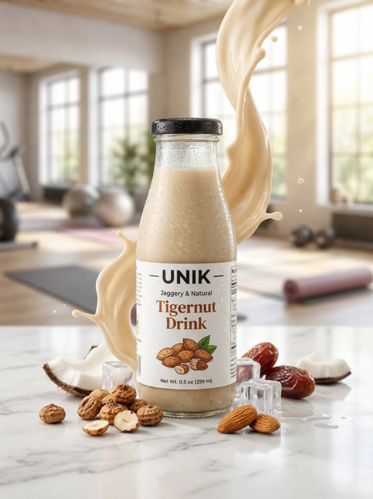 UNIK 虎坚果饮品广告：工作室级诠释