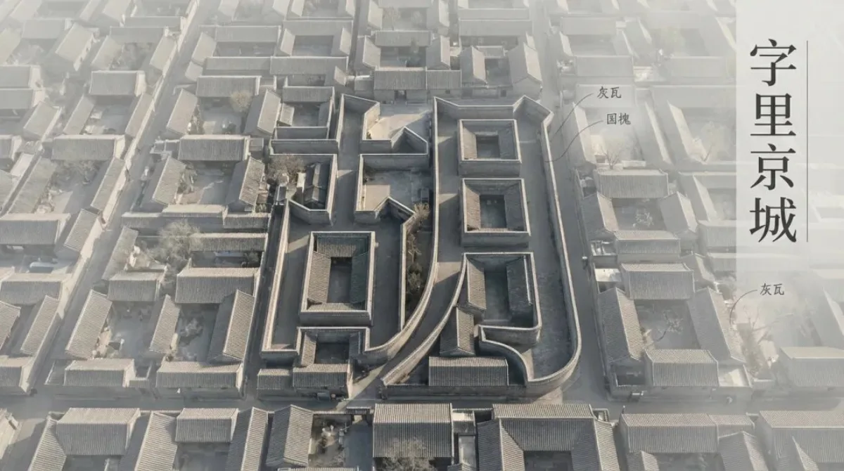 Aerial View of Old Beijing - Premium Style
