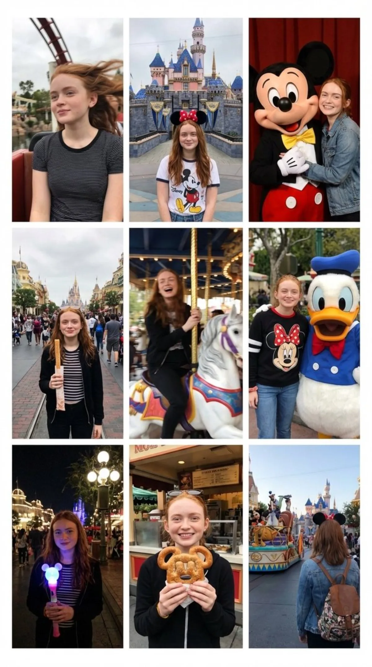 A Hero Instagram Grid: Asian Woman at Disneyland