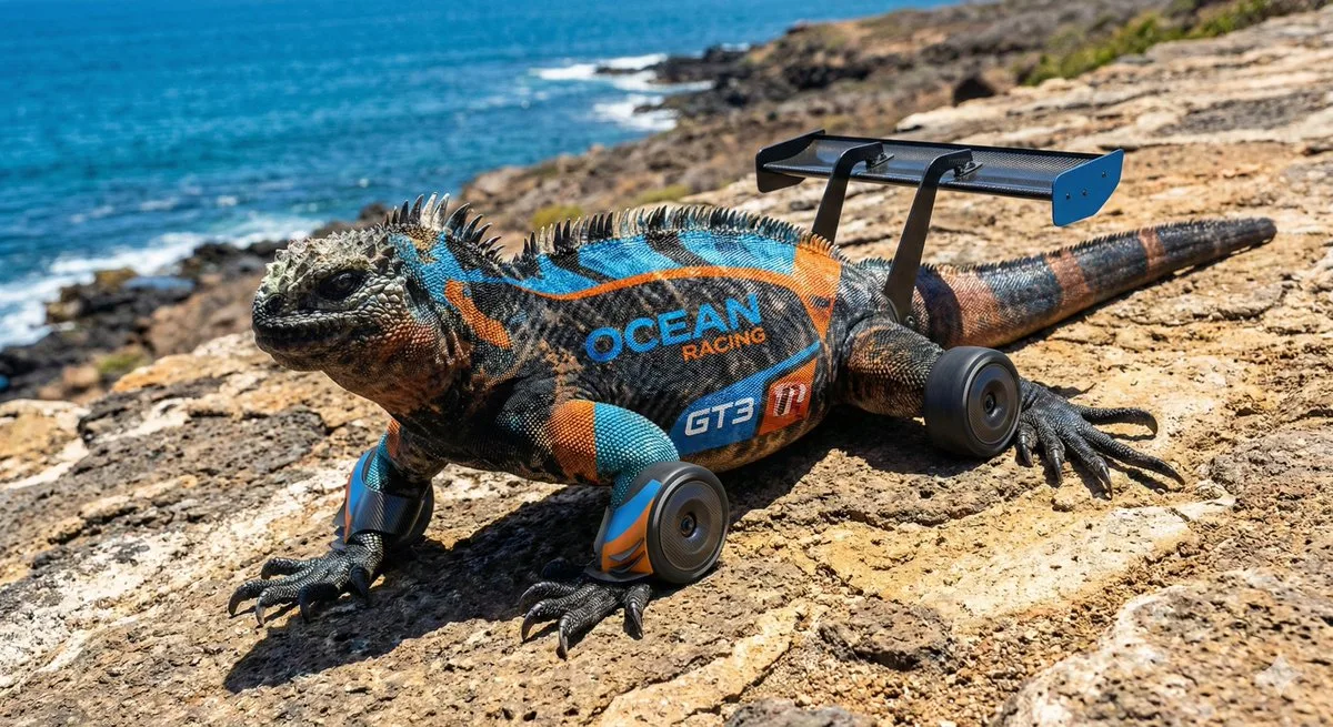 Studio-Grade Sea Iguana LMGT3 Car Hybrid