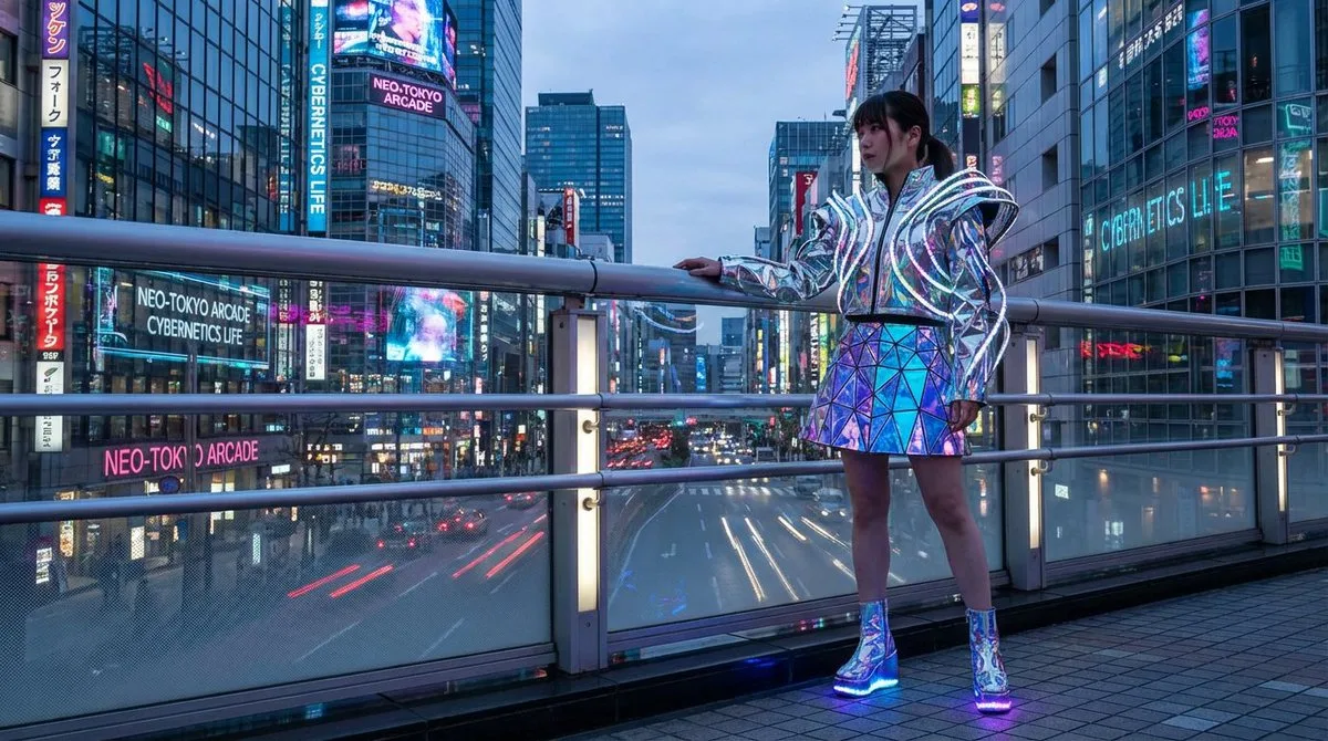 日系未来都市美女：精修诠释