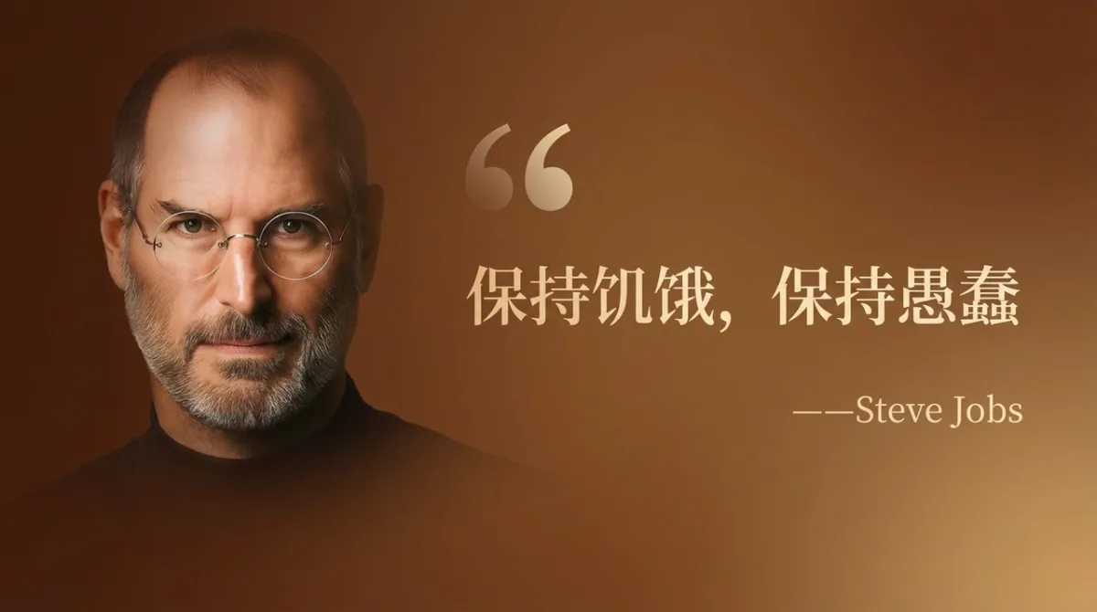 励志史蒂夫·乔布斯名言卡片