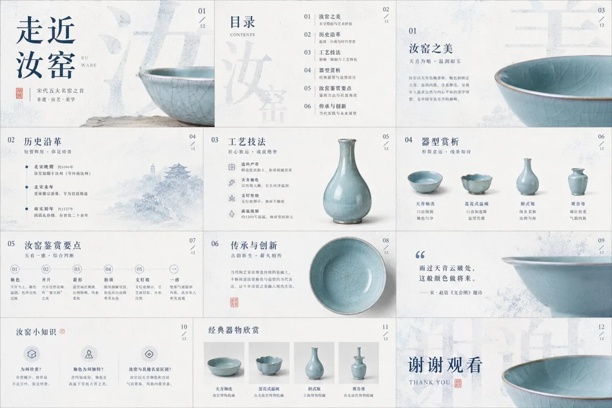 Ru Ware Paper Texture Visual Guide