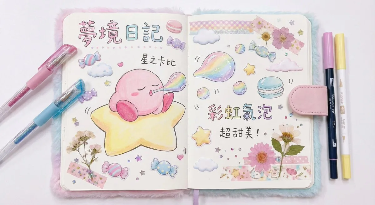 粉色卡比梦境泡泡 · 高级感演绎