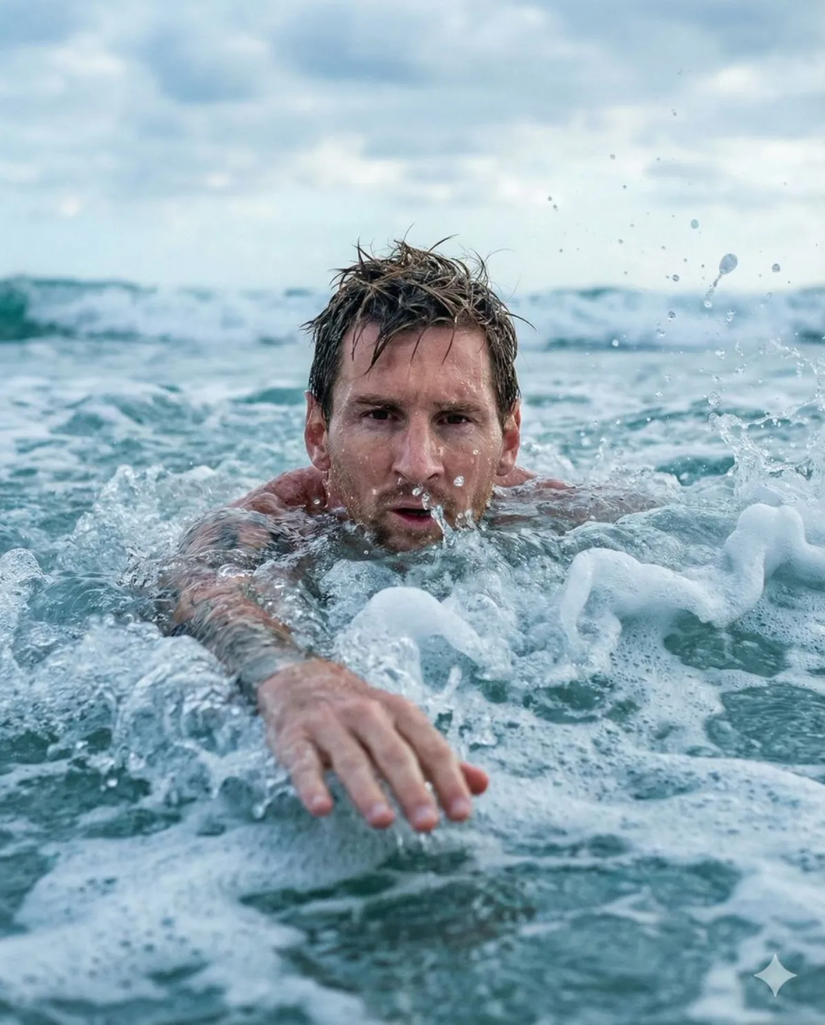 You on the Crest: Ocean Close-Up