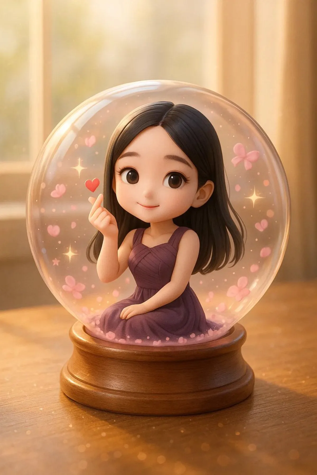Dreamy Crystal Ball Portrait