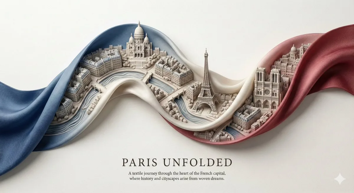 City Relief in Ribbons