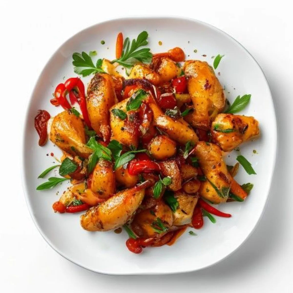 Chicken Chilly Indian Dish