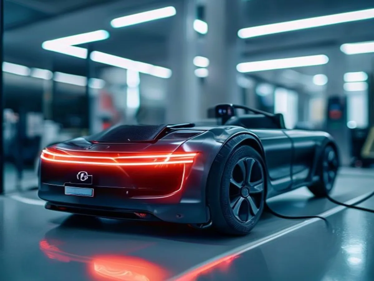Electric Vehicle Battery Technology Product Shot